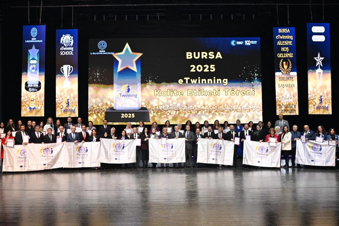 Bursa'da eTwinning başarıları &ouml;d&uuml;llendirildi