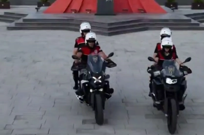 Bursa'da motosikletli polis timleri görev başında