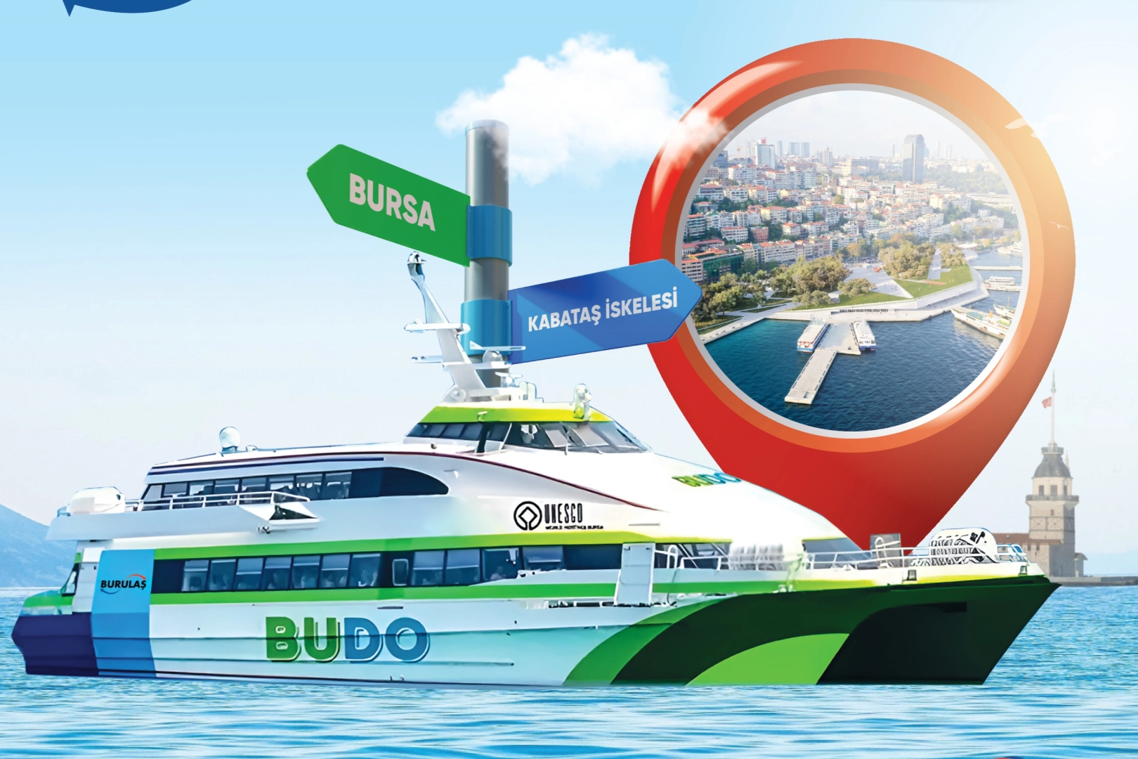 BUDO İstanbul seferlerinde Kabataş d&ouml;nemi başlıyor