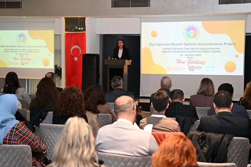 Mesleki eğitimde &ouml;zel uygulamaları Bursa'da masaya yatırıldı