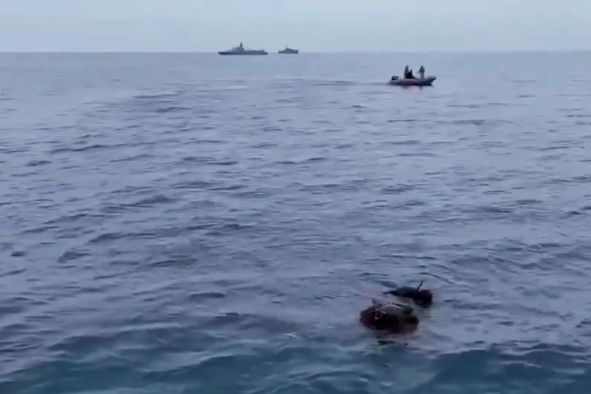 Karadeniz'de mayın tespit edildi! SAS timi etkisiz hale getirdi