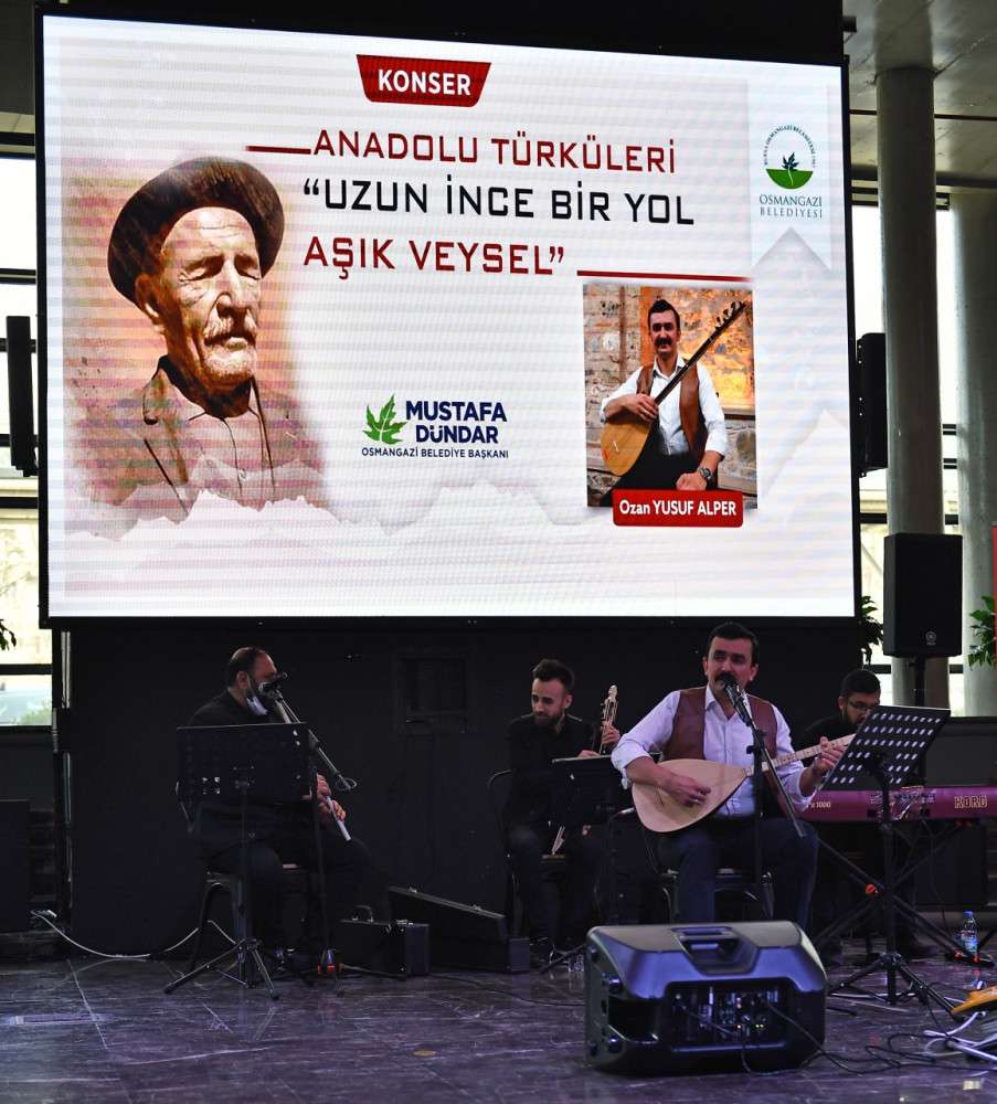 Osmangazi’de Aşık Veysel Türküleri Yankılandı