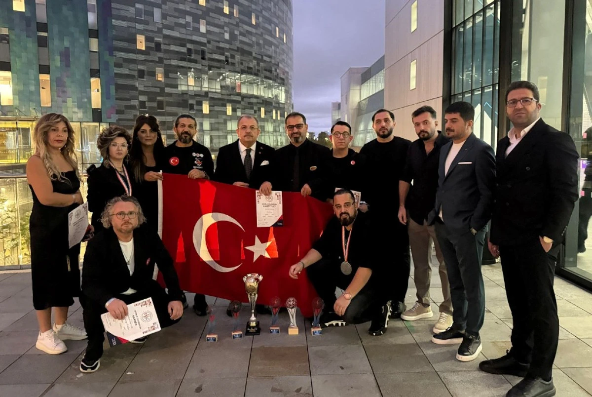 Türk Berber ve Kuaförler Dünya Üçüncülüğü Gururunu Yaşattı